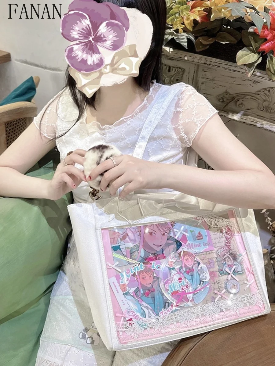 Tote Bags for Women Lolita Style Kawaii Crossbody Large Size Satin Commuting Sweet Bow Women's Handbags Sweet Elegant
Tote Bags for Women Lolita Style Kawaii Crossbody Large Size Satin Commuting Sweet Bow Women's Handbags Sweet Elegant