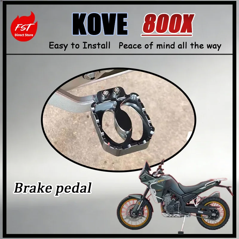 FOR Anti-Slip Grooved Rear Brake Pedal Enlarger Pad for Emergency Braking Foot Grip Enhancer Fit for KOVE 800X Motorcycle
FOR Anti-Slip Grooved Rear Brake Pedal Enlarger Pad for Emergency Braking Foot Grip Enhancer Fit for KOVE 800X Motorcycle