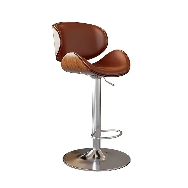 Premium Modern Adjustable High Kitchen Bar Stools with Curved Backrest Synthetic Leather Seat Steel Frame
Premium Modern Adjustable High Kitchen Bar Stools with Curved Backrest Synthetic Leather Seat Steel Frame