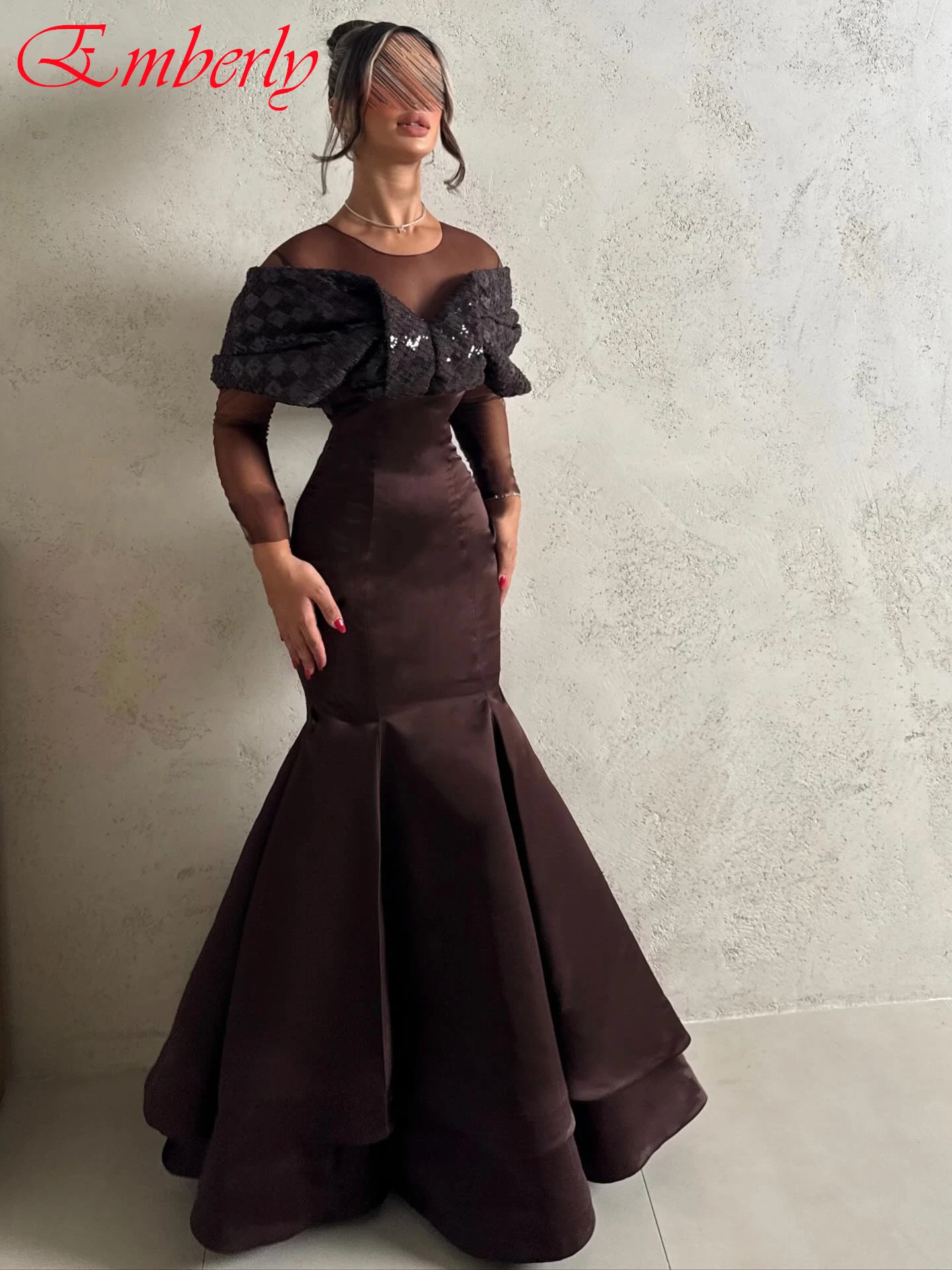 Customized Mermaid Crew Neck Long Sleeves Classic Evening Dress Delicate Formal Bespoke Occasion Gowns Fashion Party Dress
Customized Mermaid Crew Neck Long Sleeves Classic Evening Dress Delicate Formal Bespoke Occasion Gowns Fashion Party Dress