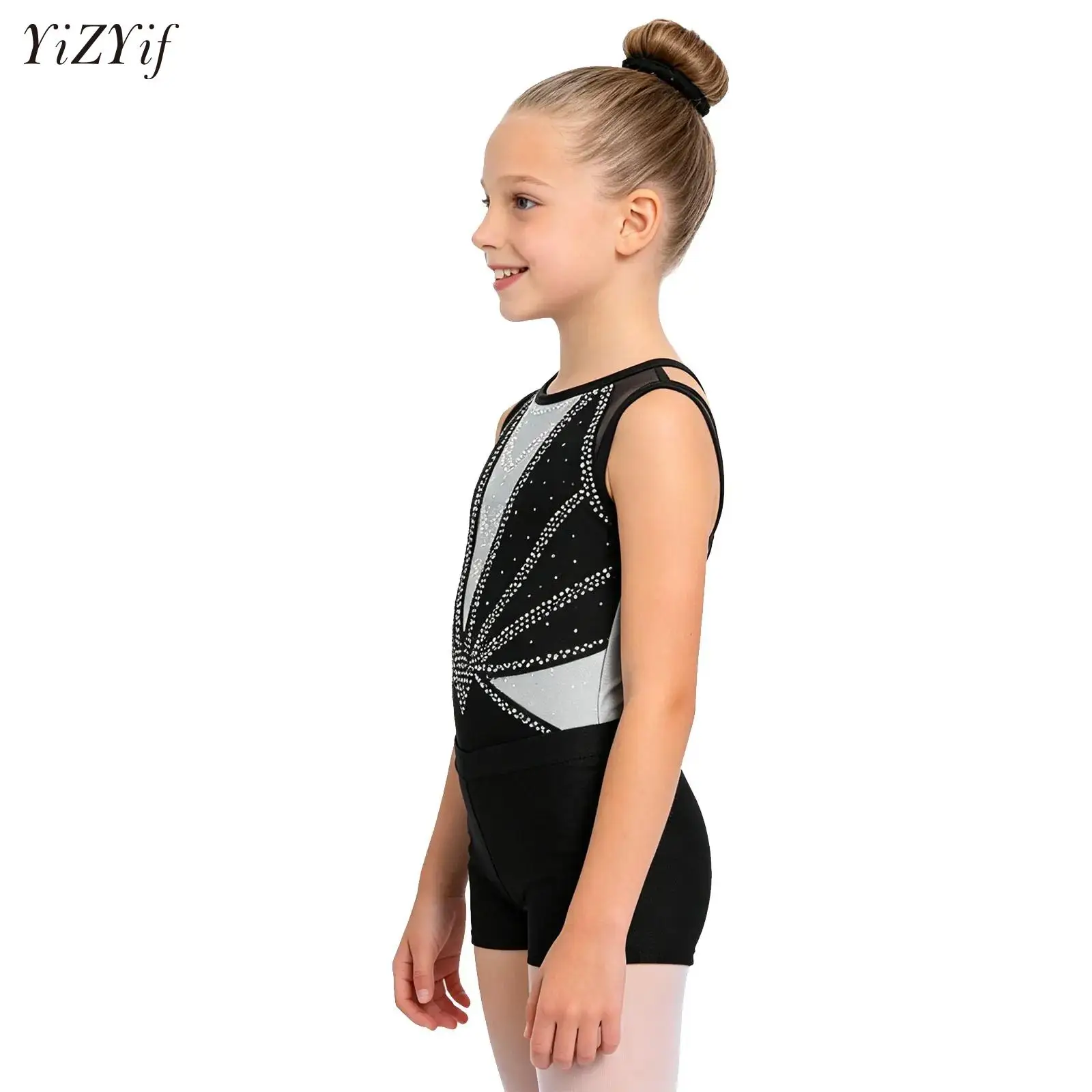 Kids Girls Acrobatics Gymnastics Outfits Ballet Dance Leotard Gymnastics Performance Costume Sleeveless Metallic Figure Skating
Kids Girls Acrobatics Gymnastics Outfits Ballet Dance Leotard Gymnastics Performance Costume Sleeveless Metallic Figure Skating