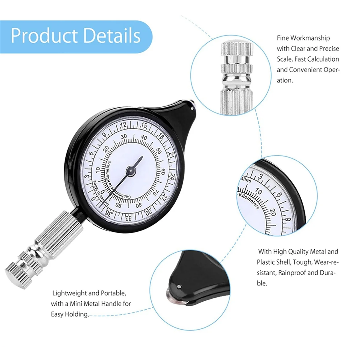 PA-Mini Outdoor Map-Measurer Distance CACULATOR Инструмент для картирования Металлическое колесо для кемпинга и пешего туризма
PA-Mini Outdoor Map-Measurer Distance CACULATOR Инструмент для картирования Металлическое колесо для кемпинга и пешего туризма