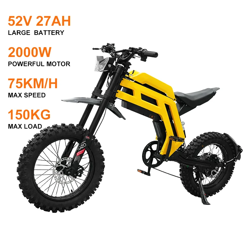 Long Range High-performance Electric Motorcycle, 2000 Watt Powerful Motor Adult Sport Motorcycle And Stylish Design
Long Range High-performance Electric Motorcycle, 2000 Watt Powerful Motor Adult Sport Motorcycle And Stylish Design