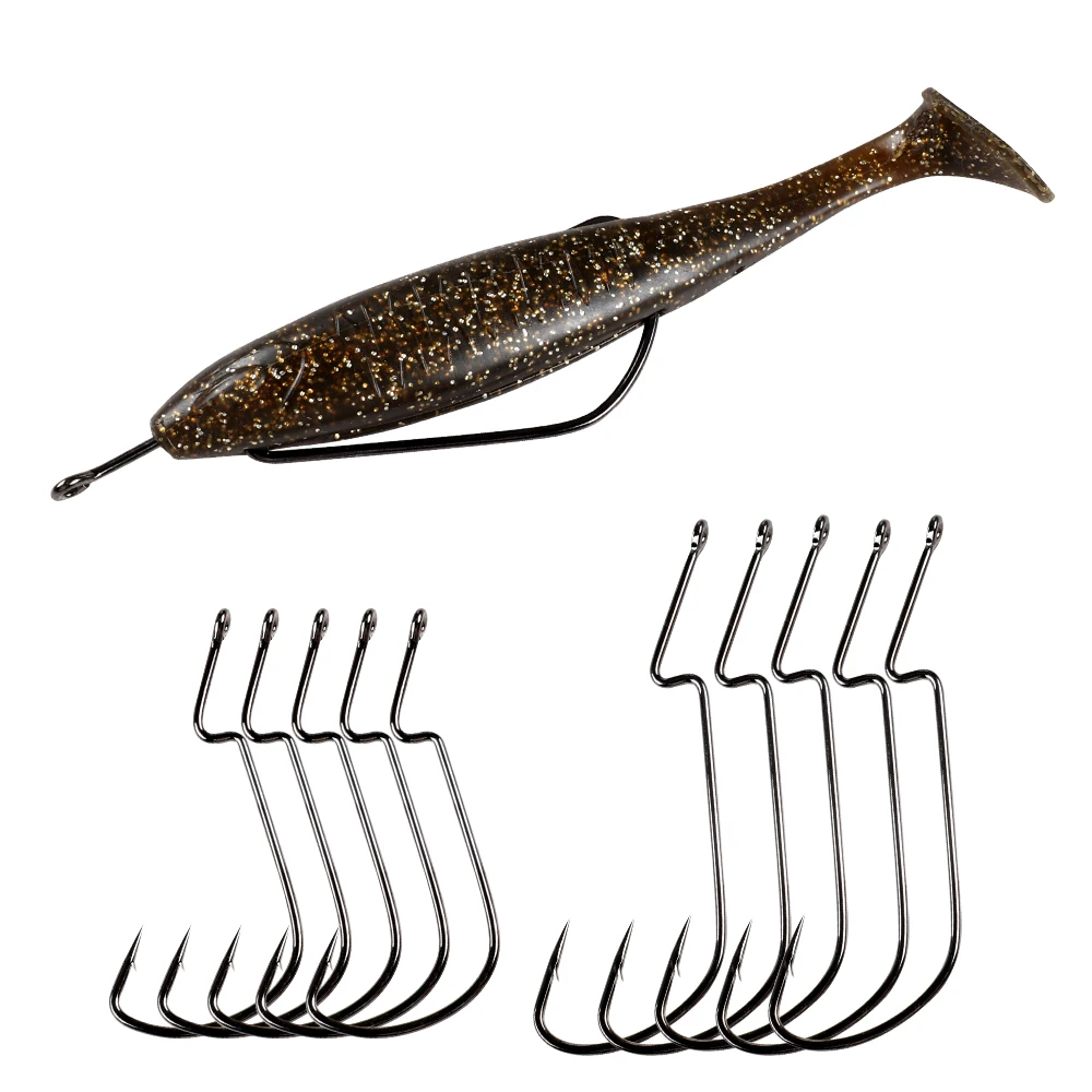 100PCS5/0 7/0 High Carbon Steel Wide Sharp Soft Worm Hook Jig Crank Offset Hooks For Soft Fishing Lures Bass Barbed Fishhook
100PCS5/0 7/0 High Carbon Steel Wide Sharp Soft Worm Hook Jig Crank Offset Hooks For Soft Fishing Lures Bass Barbed Fishhook