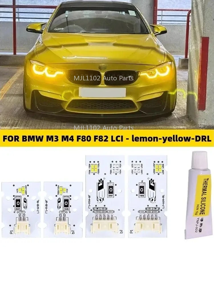 Новый светодиод DRL желтого золота для платы M3 M4 серии 4 F80 F82 F83 F32 F36 F33 дневные ходовые огни лимонно-желтый 1 стадь
Новый светодиод DRL желтого золота для платы M3 M4 серии 4 F80 F82 F83 F32 F36 F33 дневные ходовые огни лимонно-желтый 1 стадь