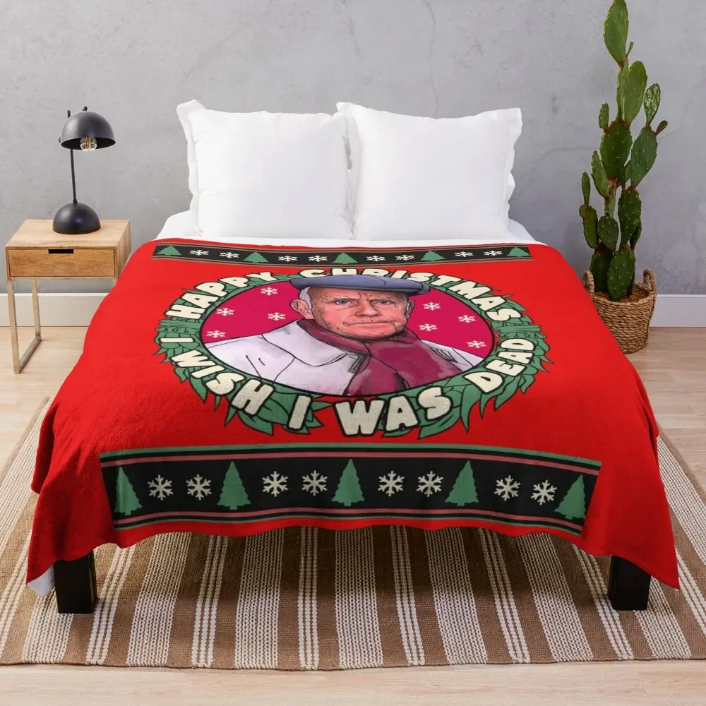 Victor Meldrew Happy Christmas Waiting for God Sweater Throw Blanket Color Fast Cozy Throw Blanket
Victor Meldrew Happy Christmas Waiting for God Sweater Throw Blanket Color Fast Cozy Throw Blanket