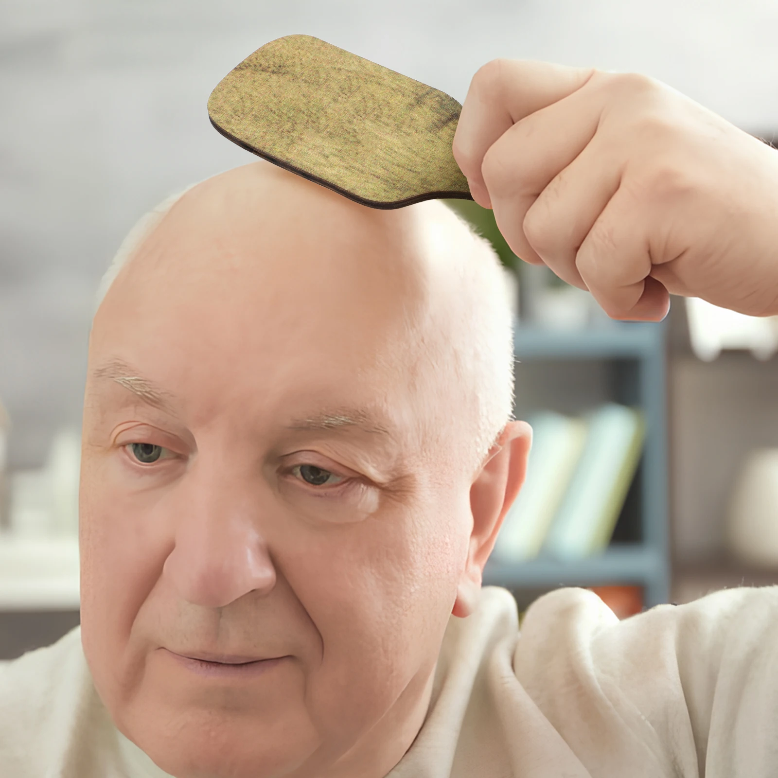 1 set Funny Gift Comb Bald Man Prank Hair Brush Gifts Guy Fake Wood Construction Joke Baldness Birthday Starter
1 set Funny Gift Comb Bald Man Prank Hair Brush Gifts Guy Fake Wood Construction Joke Baldness Birthday Starter