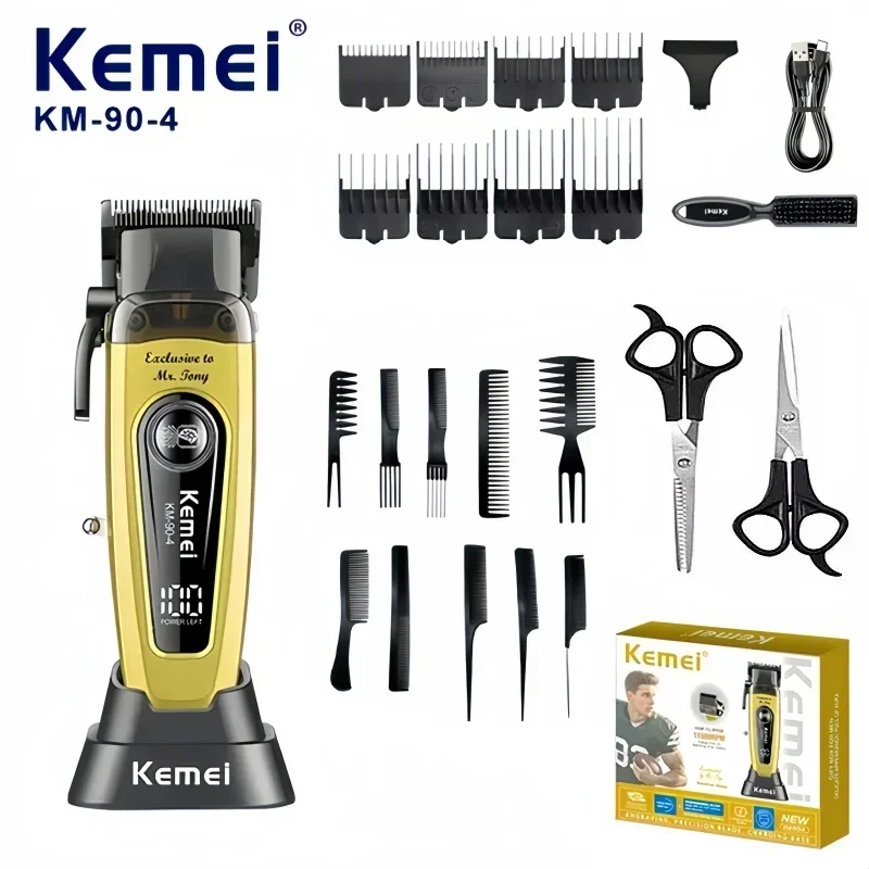 Машинка для стрижки волос Kemei 11500 об/мин KM-90-4 Профессиональная машина для стрижки волос с бесщеточным двигателем Машинки для стрижки волос DLC Blade Машинка для стрижки волос для мужчин
Машинка для стрижки волос Kemei 11500 об/мин KM-90-4 Профессиональная машина для стрижки волос с бесщеточным двигателем Машинки для стрижки волос DLC Blade Машинка для стрижки волос для мужчин