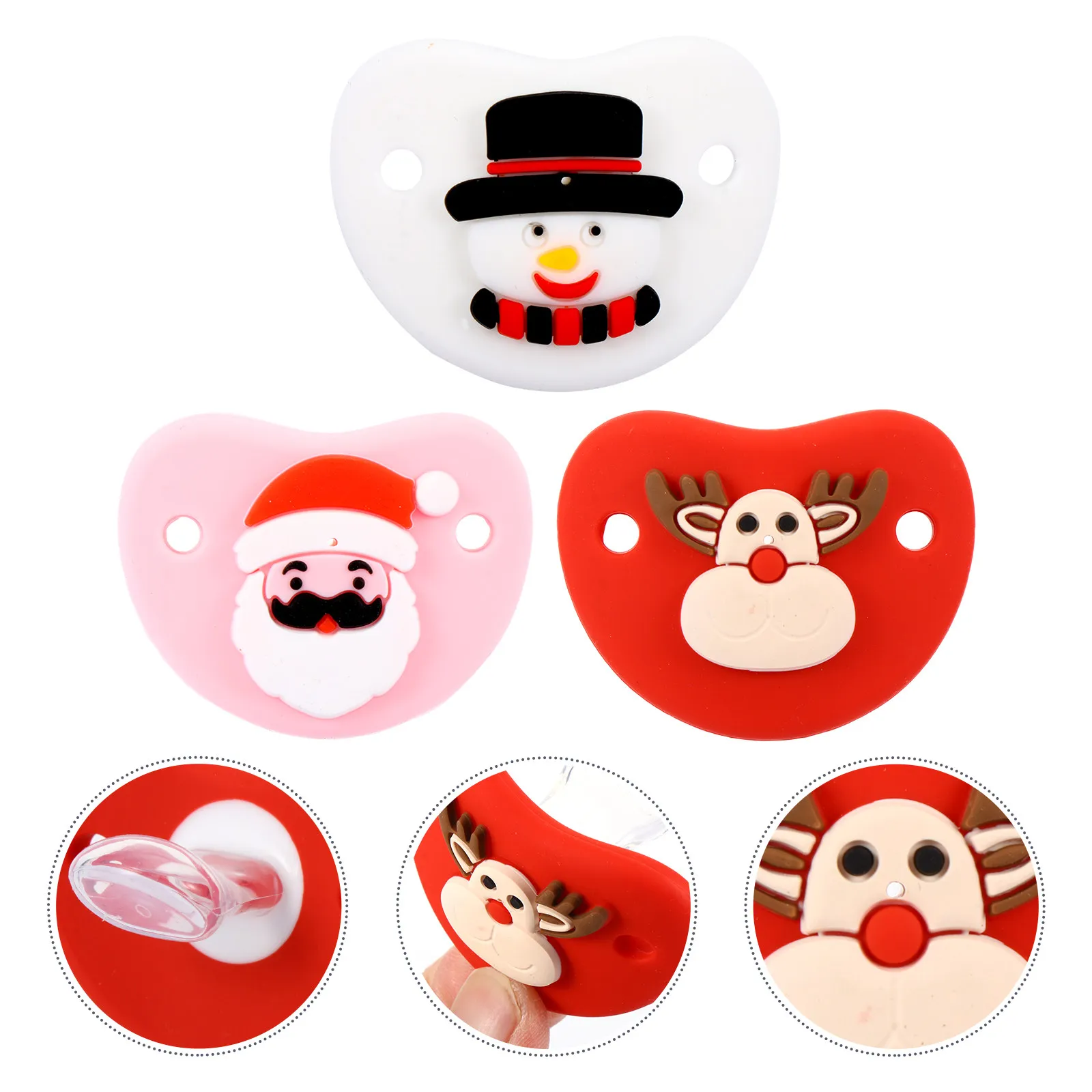 3Pcs Silicone Baby Pacifier Infant Soother Mini Portable Nipple Shape Newborn Comfort Biting Relief Baby Pacifier
3Pcs Silicone Baby Pacifier Infant Soother Mini Portable Nipple Shape Newborn Comfort Biting Relief Baby Pacifier