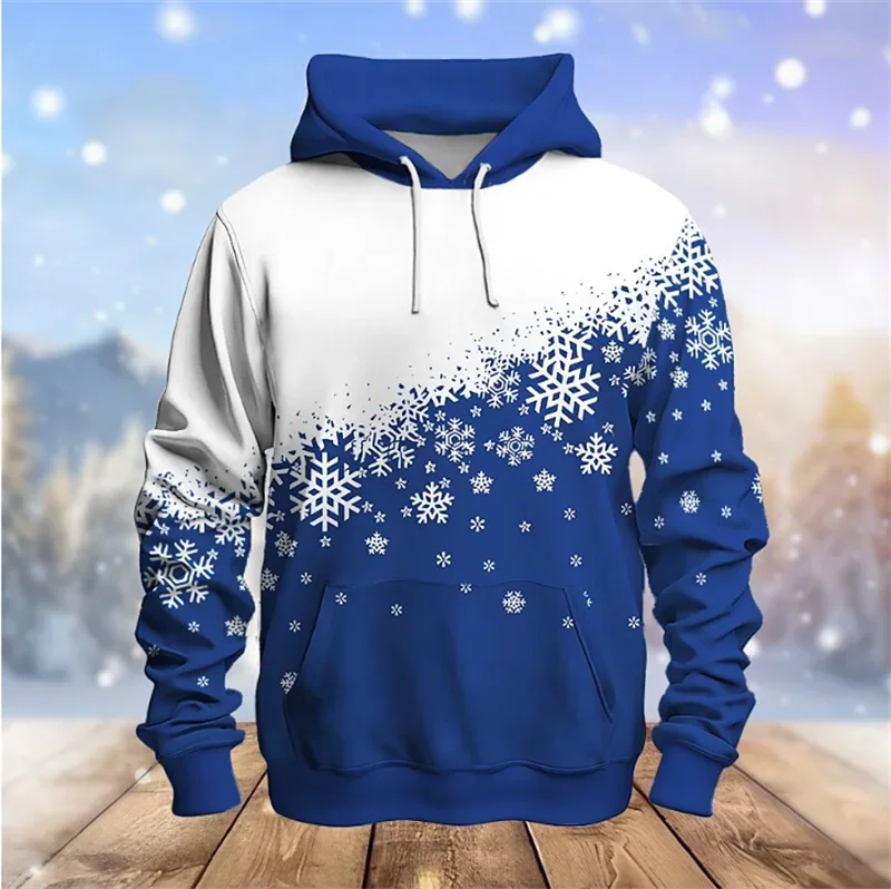 Simple Snowflake Pattern Couple Hoodies Fashion Casual Long Sleeve Mens Womens 3D Printed Pullovers Trend Christmas Loose Hoody
Simple Snowflake Pattern Couple Hoodies Fashion Casual Long Sleeve Mens Womens 3D Printed Pullovers Trend Christmas Loose Hoody