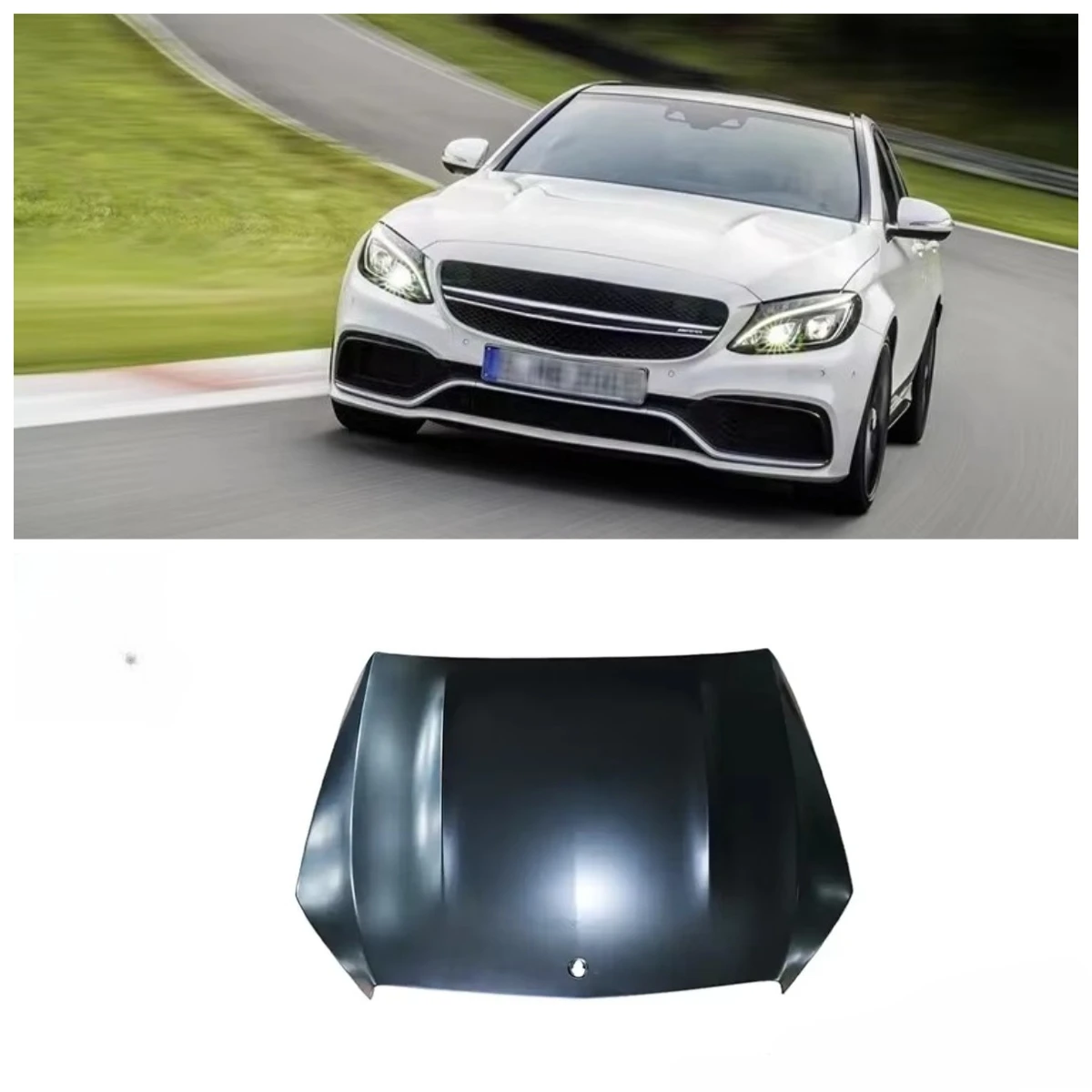 C63 Style Car Front Bumper Aluminum Hood Accessories for W205 C205 2015-2021
C63 Style Car Front Bumper Aluminum Hood Accessories for W205 C205 2015-2021
