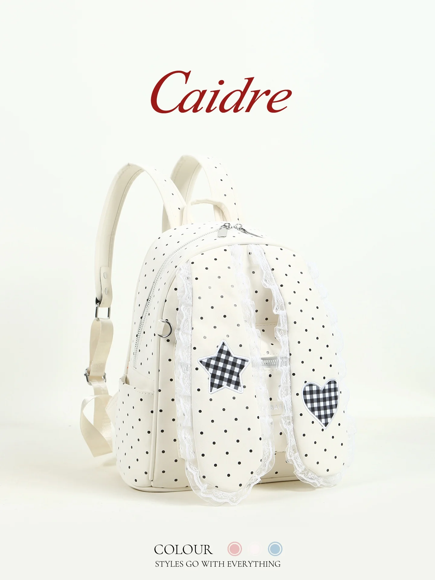 New Arrival Polka Dot Rabbit Ear Backpack Cute Girl Student Bookbag Soft Polyester Material Water Resistant Daily Use Bucket ...
New Arrival Polka Dot Rabbit Ear Backpack Cute Girl Student Bookbag Soft Polyester Material Water Resistant Daily Use Bucket ...
