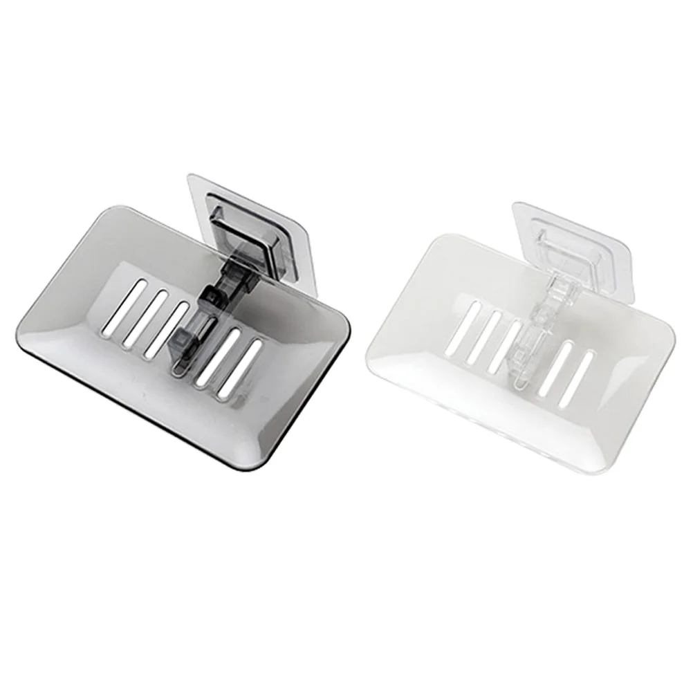 2pcs Wall Mounted Soap Rack Bathroom Soap Storage Rack Toilet Soap Holder Soap Draining Rack (Black White)
2pcs Wall Mounted Soap Rack Bathroom Soap Storage Rack Toilet Soap Holder Soap Draining Rack (Black White)