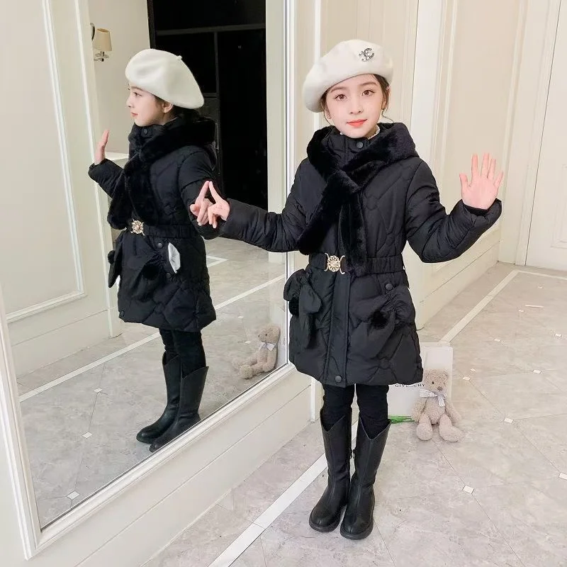 2024 New Winter Girls Jacket Fur Collar Keep Warm Fashion Princess Coat Hooded Zipper Girls Outerwear Kids Clothes for 4-12 Year
2024 New Winter Girls Jacket Fur Collar Keep Warm Fashion Princess Coat Hooded Zipper Girls Outerwear Kids Clothes for 4-12 Year