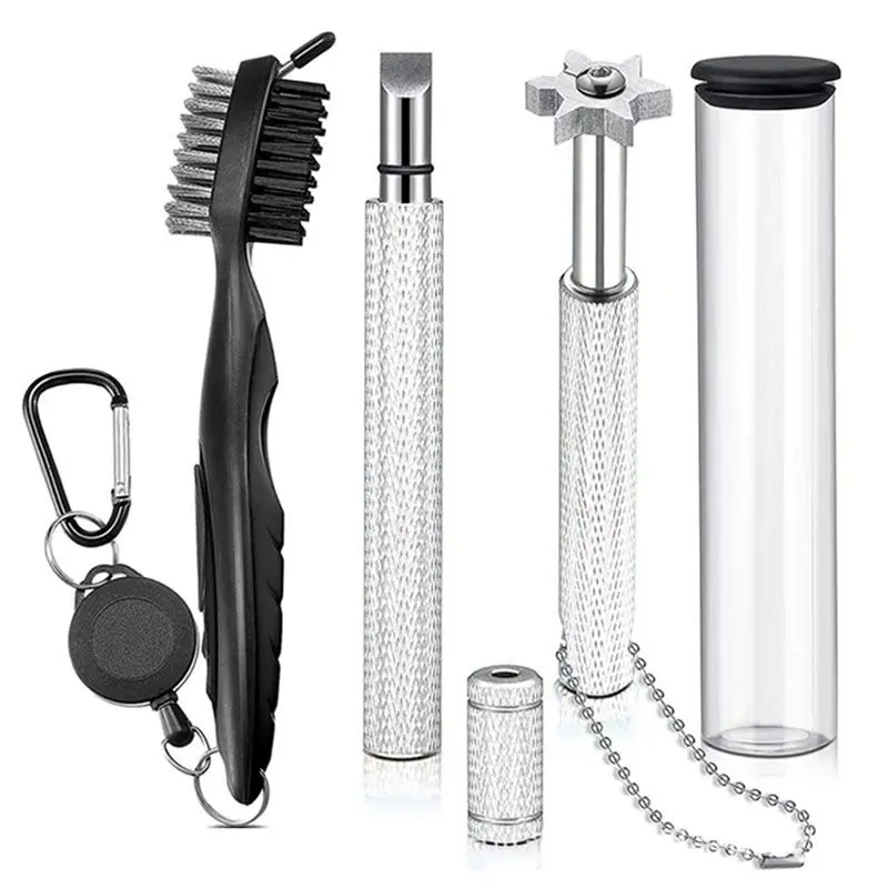 AEF6-Golf Club Cleaning Brush Cleaning Knife Grooving Tool Cleaning Pen Trench Cleaner Golf Supplies
AEF6-Golf Club Cleaning Brush Cleaning Knife Grooving Tool Cleaning Pen Trench Cleaner Golf Supplies