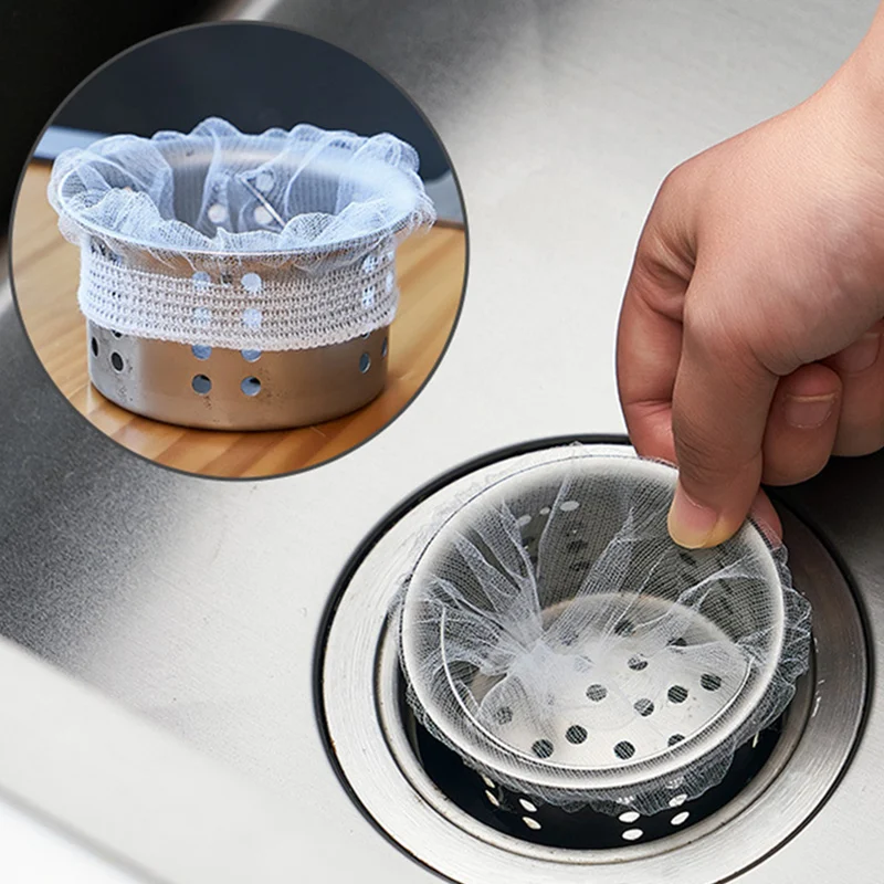 200Pcs Disposable Kitchen Sink Filter Sewer Drain Anti-blocking Garbage Bag Pool Leak Mesh Bag Mesh Strainer Sink Garbage Net
200Pcs Disposable Kitchen Sink Filter Sewer Drain Anti-blocking Garbage Bag Pool Leak Mesh Bag Mesh Strainer Sink Garbage Net