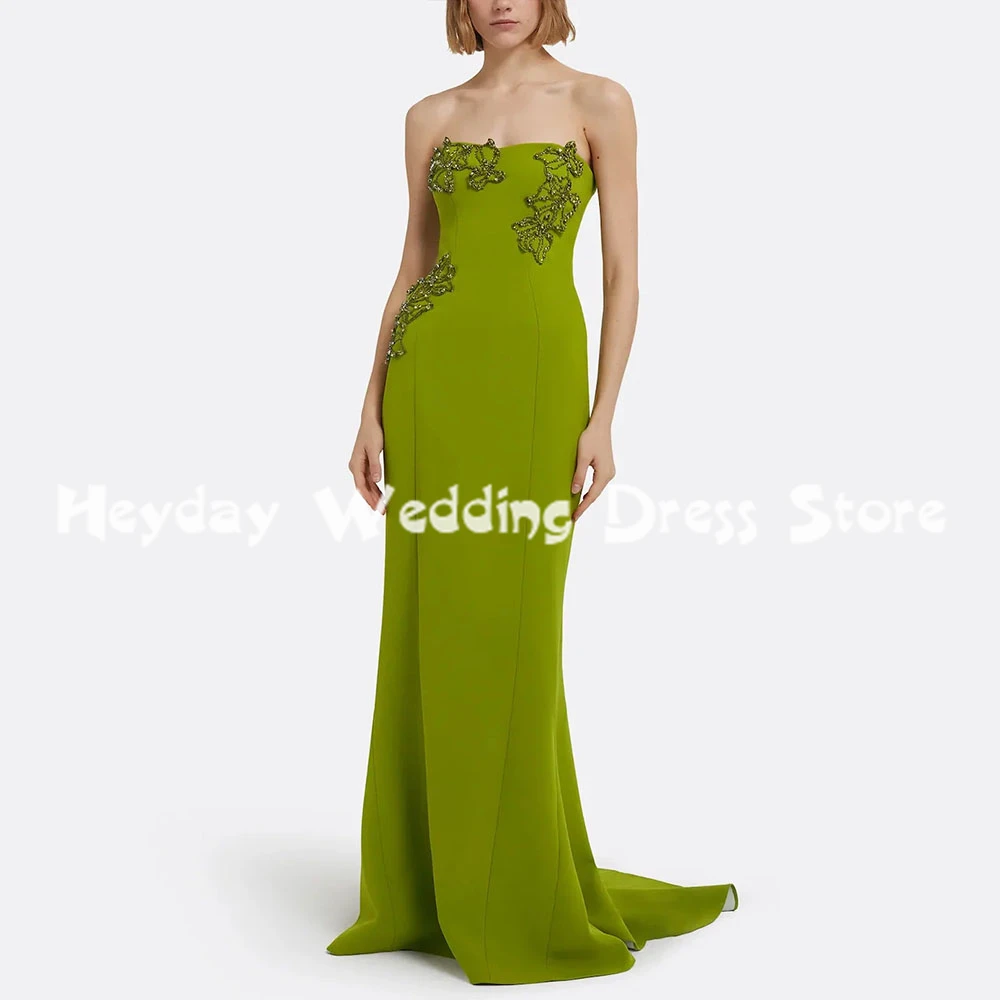 Heyday женские вечерние платья русалки без бретелек из бисера в Саудовской Аравии с без рукавов длиной до пола, вечерние элегантные вечерние платья 2025
Heyday женские вечерние платья русалки без бретелек из бисера в Саудовской Аравии с без рукавов длиной до пола, вечерние элегантные вечерние платья 2025