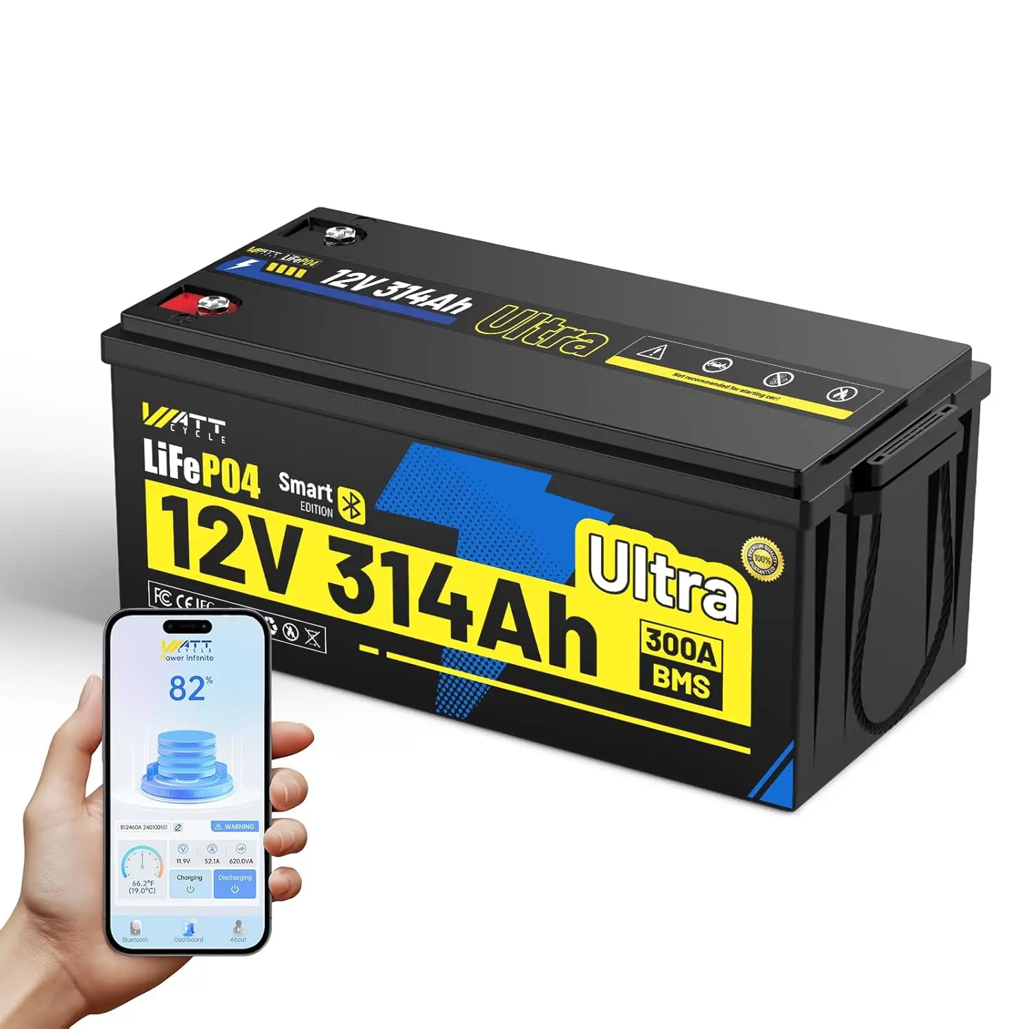 Аккумулятор LiFePO4 12В 314Ач, литиевая батарея 12В 300А с BMS, морские аккумуляторы IP65 со встроенным Bluetooth, литиевые батареи для автодомов, на заказ
Аккумулятор LiFePO4 12В 314Ач, литиевая батарея 12В 300А с BMS, морские аккумуляторы IP65 со встроенным Bluetooth, литиевые батареи для автодомов, на заказ