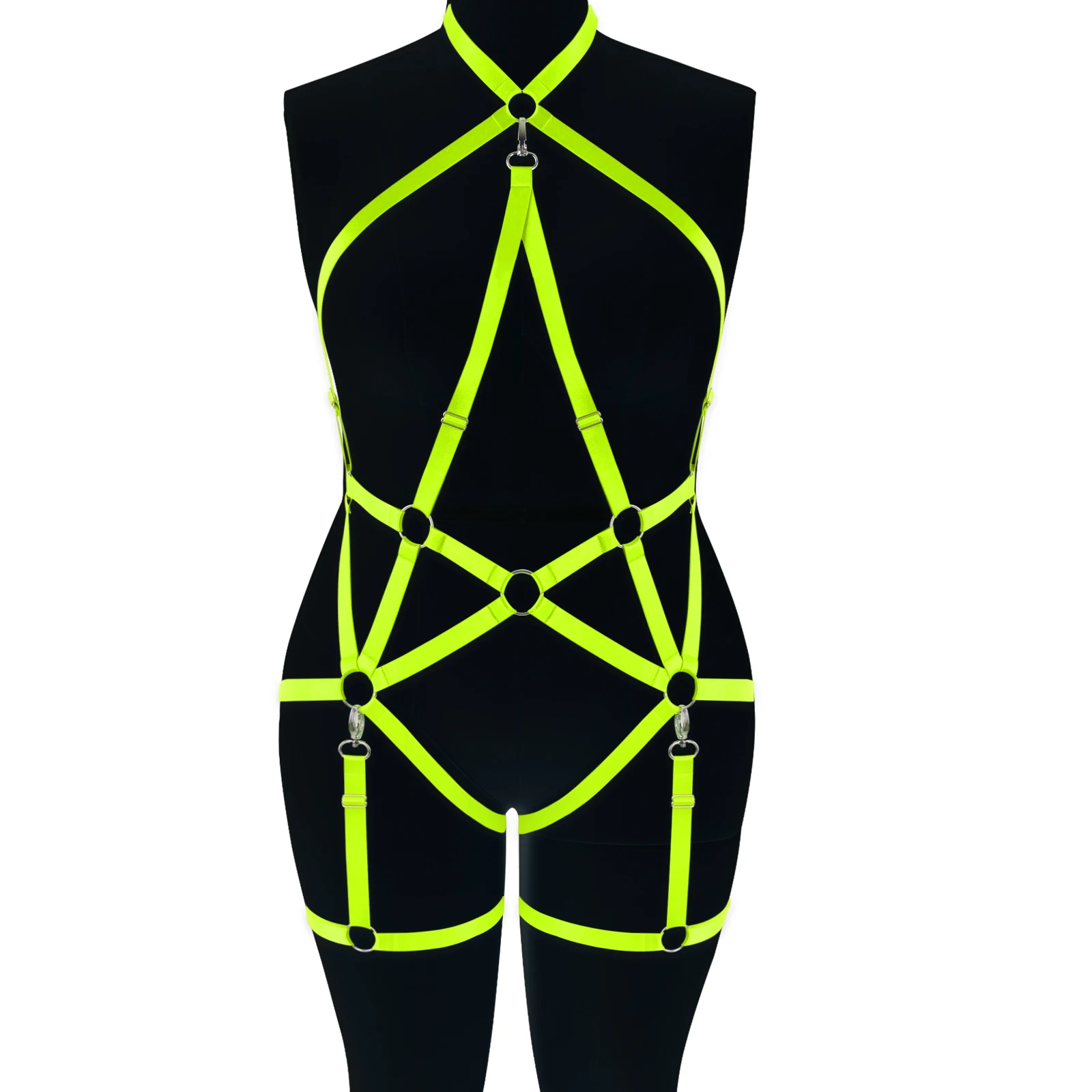 Bondage Hollow Sexy Lingerie Punk Elastic Harness Set Body Cage Stockings Garter Belt Pole Dance Open Chest Bra Body Harness
Bondage Hollow Sexy Lingerie Punk Elastic Harness Set Body Cage Stockings Garter Belt Pole Dance Open Chest Bra Body Harness