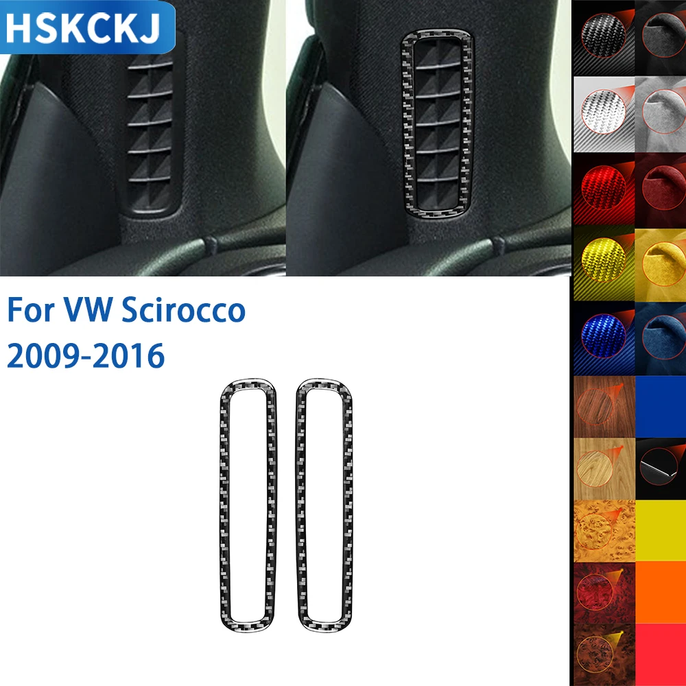 For VW Scirocco 2009-2016 Accessories Carbon Fiber Car Interior A-pillar Air Outlet Frame Trim Sticker Decoration
For VW Scirocco 2009-2016 Accessories Carbon Fiber Car Interior A-pillar Air Outlet Frame Trim Sticker Decoration