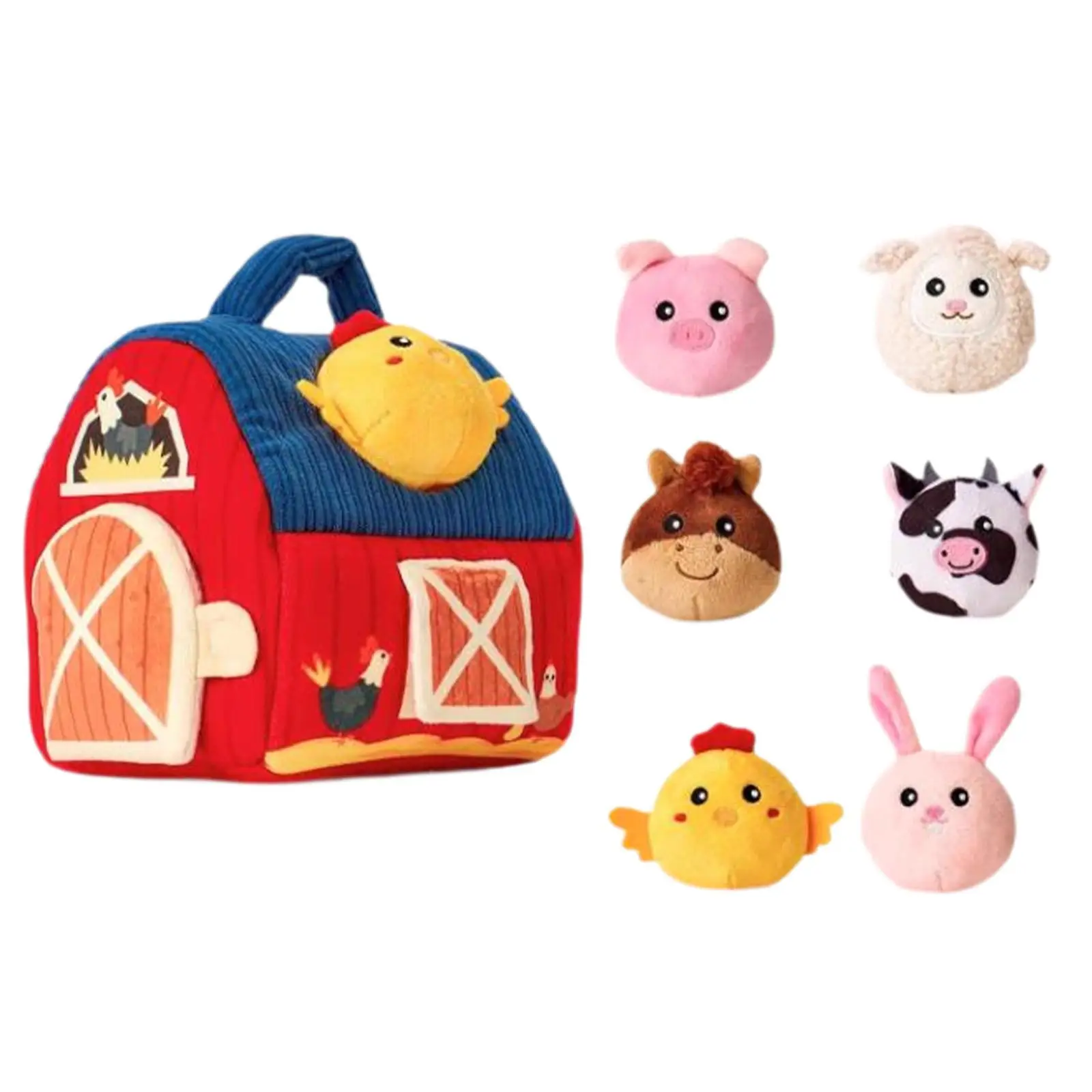 Plush Farm Animals Easter Basket Stuffers Gifts 1ST Birthday Plushie Play Set for Baby Kids 0-6 6-12 Months Preschool Girls Boys
Plush Farm Animals Easter Basket Stuffers Gifts 1ST Birthday Plushie Play Set for Baby Kids 0-6 6-12 Months Preschool Girls Boys
