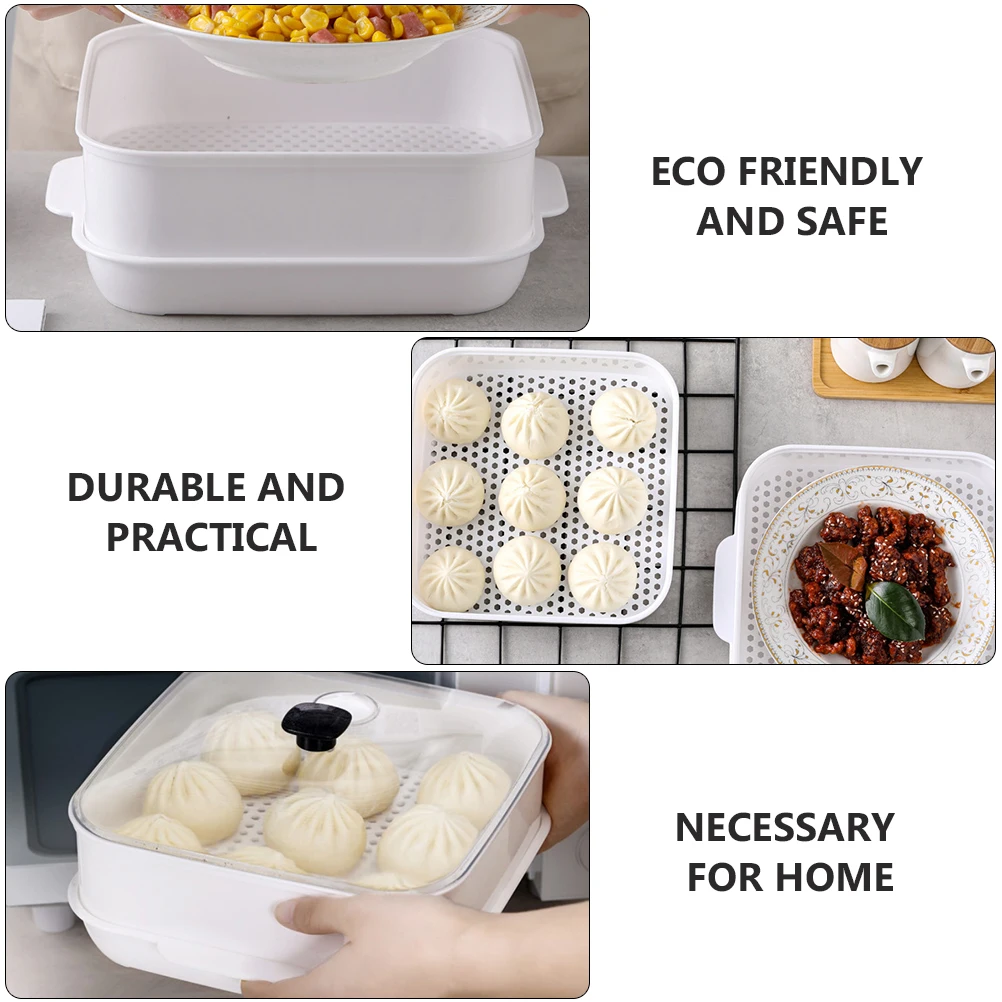 1pc Microwave Plastic Food Steamer Kitchen Gadgets Steam Basket For Vegetables Meat Fish Reusable Bpa Free Steaming
1pc Microwave Plastic Food Steamer Kitchen Gadgets Steam Basket For Vegetables Meat Fish Reusable Bpa Free Steaming