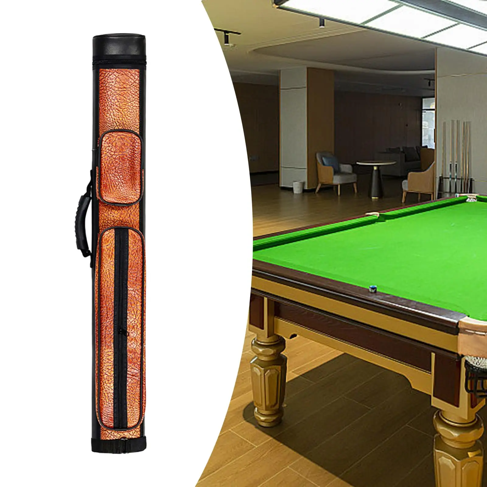 Pool Cue Case Billiard Pool Cue Carrying Bag Accessories Pouch 2butts 2Shafts Carry 4 Holes Storage Box for Billiard Pole Rod
Pool Cue Case Billiard Pool Cue Carrying Bag Accessories Pouch 2butts 2Shafts Carry 4 Holes Storage Box for Billiard Pole Rod
