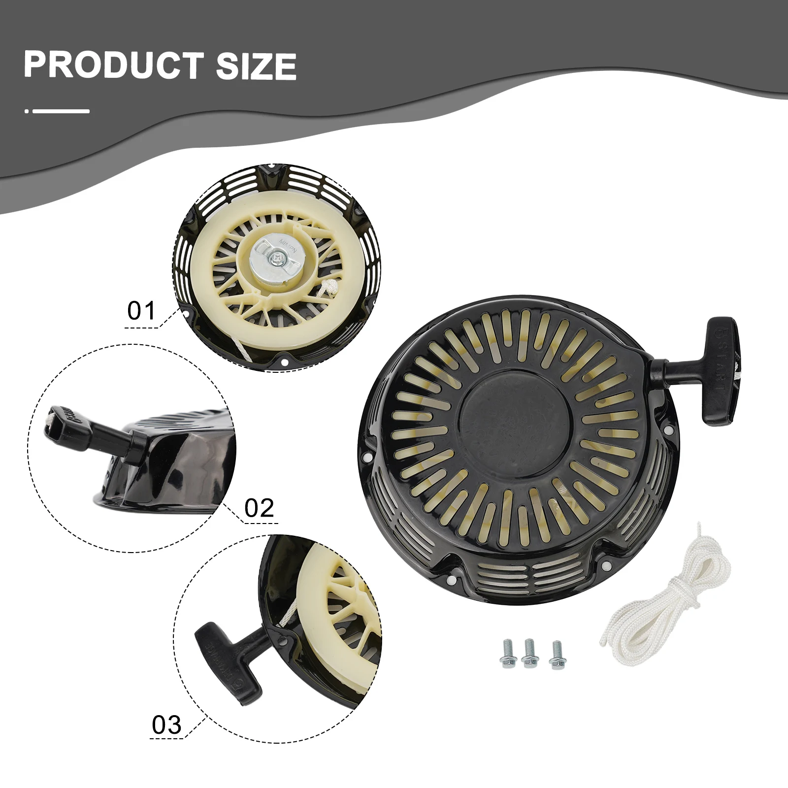 Запчасти для ручного стартера, автомобильные аксессуары, простая установка, надежная замена, высокое качество, долговечность, практичность
Запчасти для ручного стартера, автомобильные аксессуары, простая установка, надежная замена, высокое качество, долговечность, практичность
