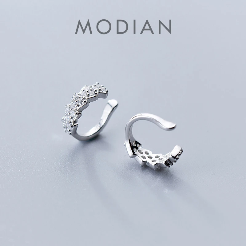 Modian Fashoin Crystal Round Clip Earrings Charm 100% 925 Sterling Silver Sweet Clips Ear For Women Party Silver Fine Jewerlry
Modian Fashoin Crystal Round Clip Earrings Charm 100% 925 Sterling Silver Sweet Clips Ear For Women Party Silver Fine Jewerlry