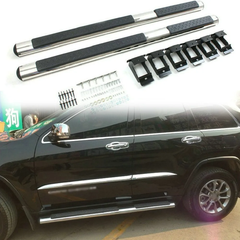 2PCS Side Steps Nerf Running Boards Fits For Jeep Grand Cherokee WK2 2011-2021
2PCS Side Steps Nerf Running Boards Fits For Jeep Grand Cherokee WK2 2011-2021