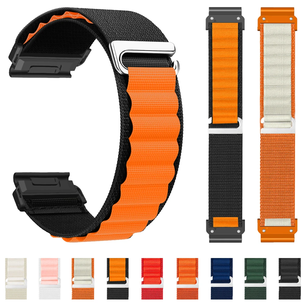 QuickFit 26mm 22mm Nylon Loop Band for Garmin Tactix 8 51mm 47mm Sport Strap for Fenix E 8 7 7X 6 6X 5X/Epix/Instinct 3 Bracelet
QuickFit 26mm 22mm Nylon Loop Band for Garmin Tactix 8 51mm 47mm Sport Strap for Fenix E 8 7 7X 6 6X 5X/Epix/Instinct 3 Bracelet