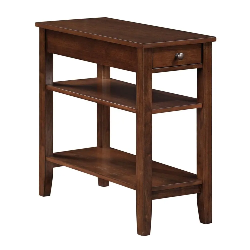 American Heritage Chairside End Table with Drawer 23.5 Classic Living Room Table with Storage Shelf, Bedroom Nightstand, Espres
American Heritage Chairside End Table with Drawer 23.5 Classic Living Room Table with Storage Shelf, Bedroom Nightstand, Espres