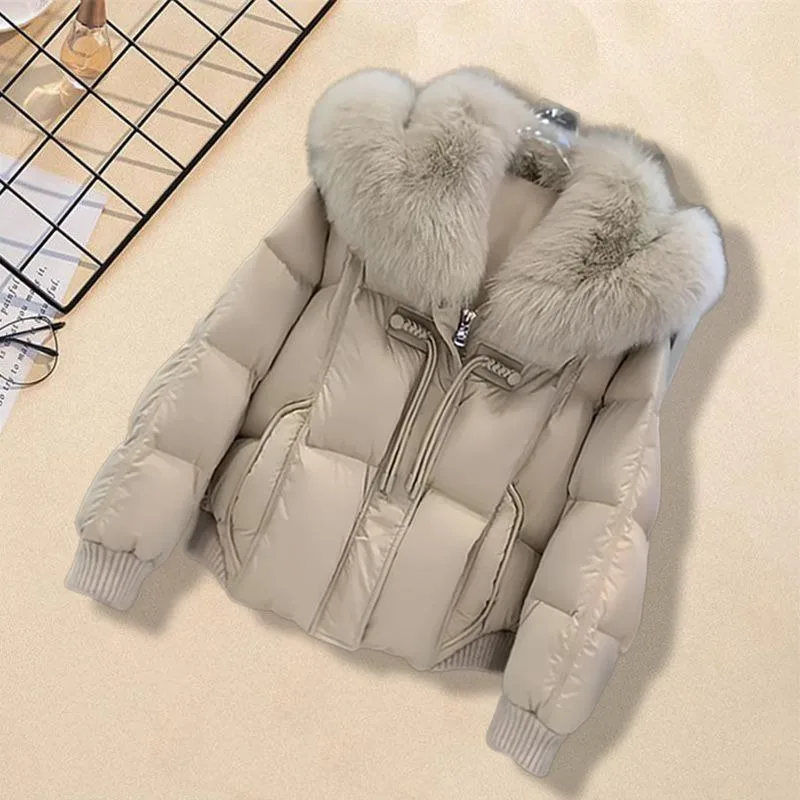New Women's Temperament Winter Down Cotton Jacket Korean Loose Fashion Female Thick Warm Parkas Overcoat Outerwear Ladies
New Women's Temperament Winter Down Cotton Jacket Korean Loose Fashion Female Thick Warm Parkas Overcoat Outerwear Ladies