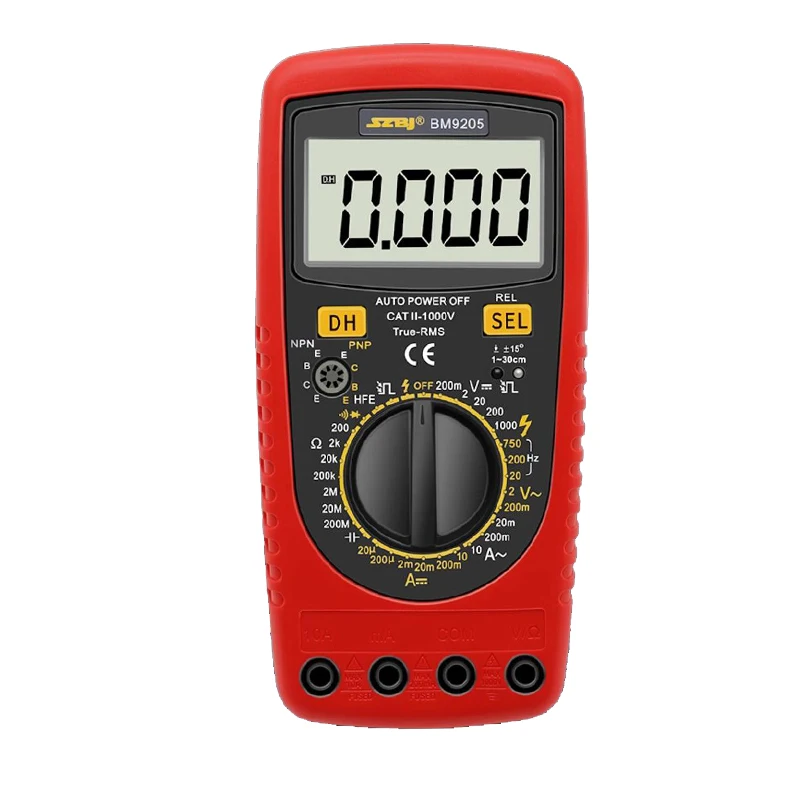 BM9205/9208 Digital Multimeter Intelligent Anti-Burn High Precision Electrician Multi-purpose Meter Digital Display Electrician
BM9205/9208 Digital Multimeter Intelligent Anti-Burn High Precision Electrician Multi-purpose Meter Digital Display Electrician