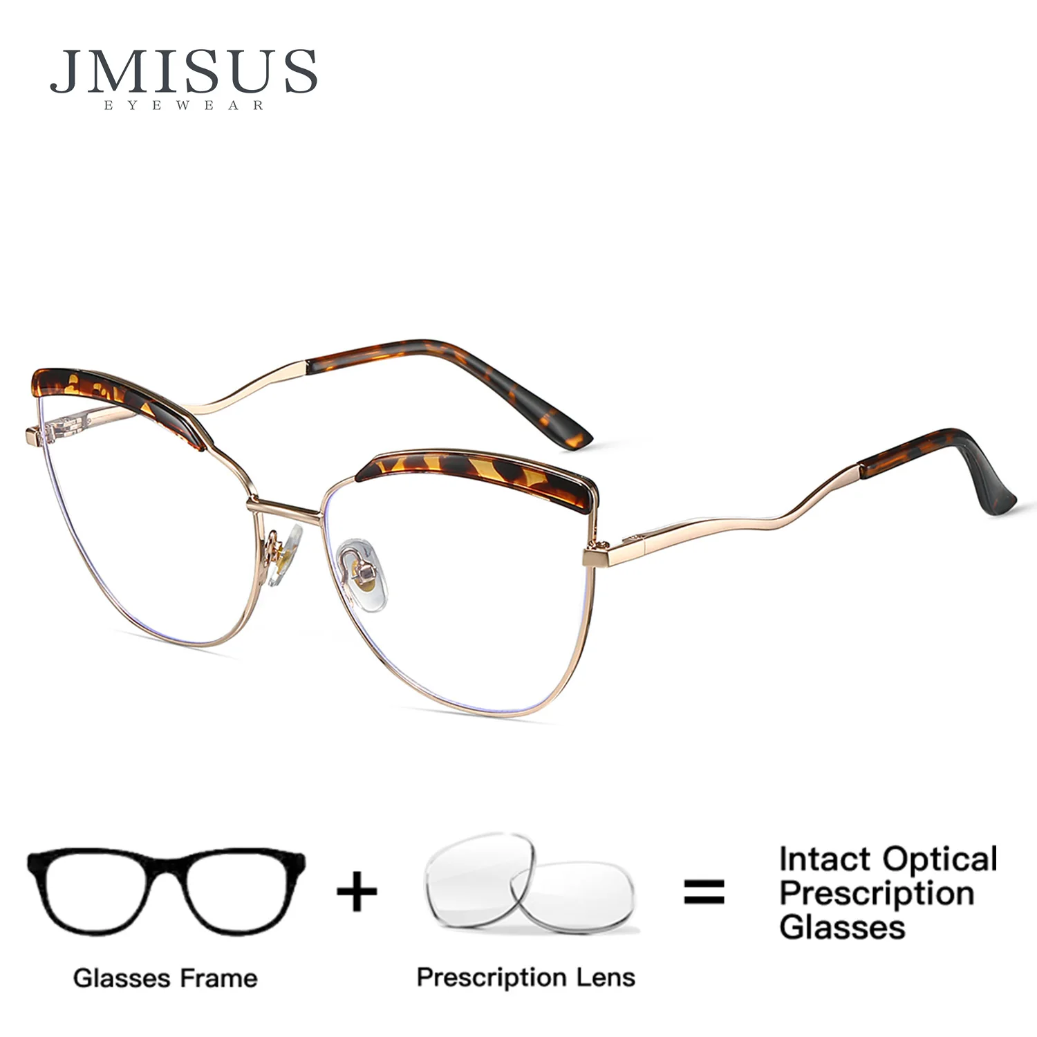 JMISUS Ultralight Metal Custom Fashion Cat Eye Optical Glasses with Recipe Anti-Blue Ray Square Progressive Prescription Eyewear
JMISUS Ultralight Metal Custom Fashion Cat Eye Optical Glasses with Recipe Anti-Blue Ray Square Progressive Prescription Eyewear