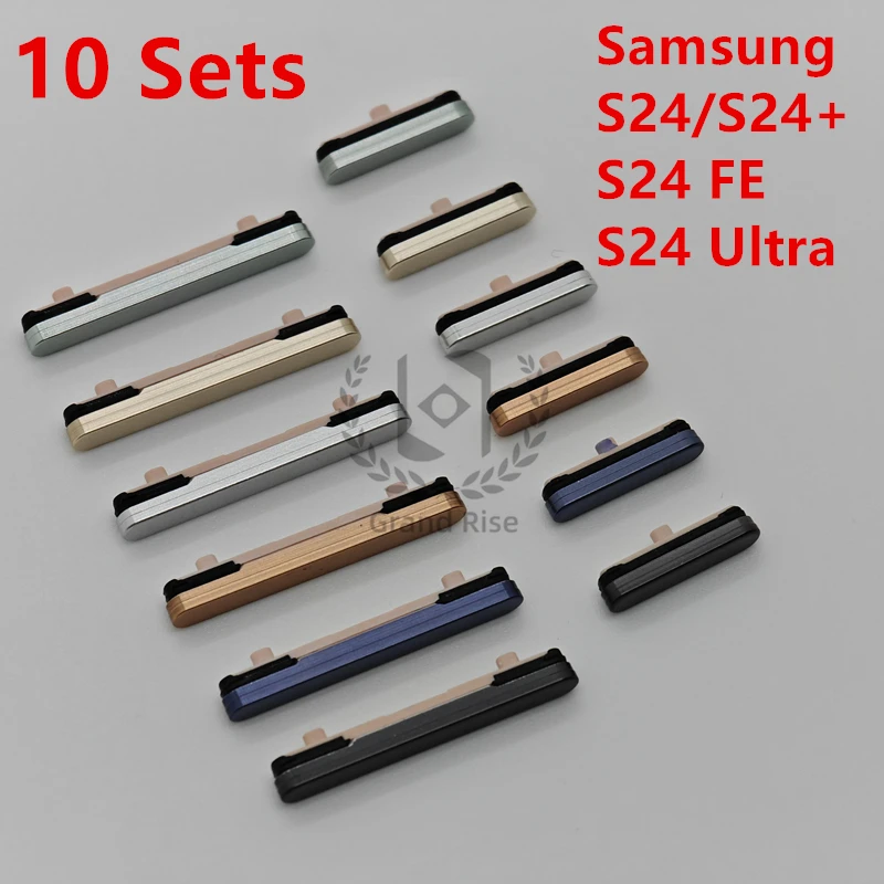 10 Sets, Volume Power Button For Samsung S24/ S24+/ S24 FE/ S24 Ultra Side Power Key On Off Repair Parts
10 Sets, Volume Power Button For Samsung S24/ S24+/ S24 FE/ S24 Ultra Side Power Key On Off Repair Parts
