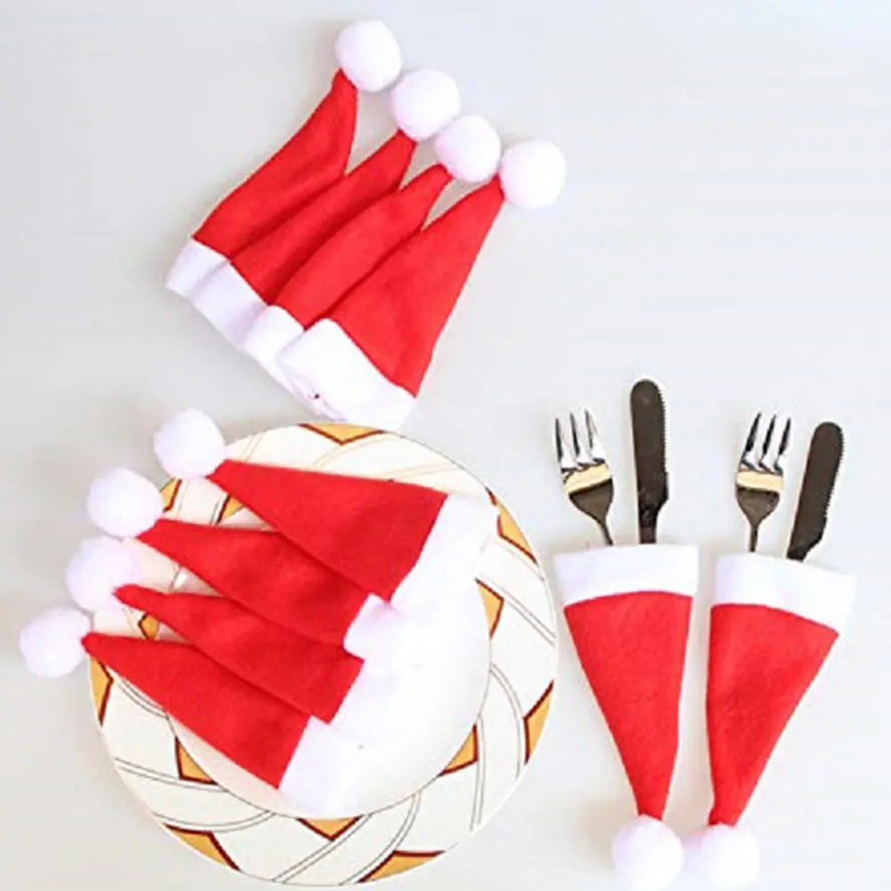 36pcs Xmas Cutlery Covers Santa Hats Bottle Set Decor Mini Silverware Fork Storage Protective Tableware
36pcs Xmas Cutlery Covers Santa Hats Bottle Set Decor Mini Silverware Fork Storage Protective Tableware
