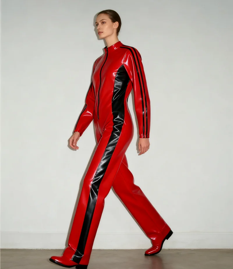 100% Latex Rubber Gummi Blue Catsuit Sport Bodysuit Tights Jumpsuit 0.4mm Fashion show styles
100% Latex Rubber Gummi Blue Catsuit Sport Bodysuit Tights Jumpsuit 0.4mm Fashion show styles