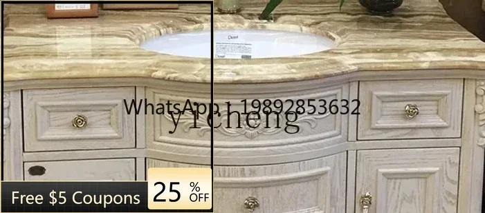 European bathroom cabinet Solid wood antique bathroom cabinet American washstand Marble floor washbasin
European bathroom cabinet Solid wood antique bathroom cabinet American washstand Marble floor washbasin