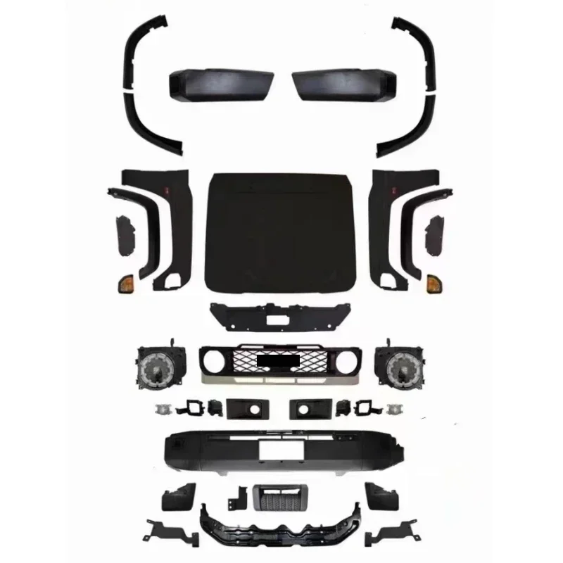 For Prado FJ75 LC76 Upgraded 24 New Style Front Bumper Wheel Eyebrow Engine Hood Fender Fog Lamp Car Body Kit Accessories
For Prado FJ75 LC76 Upgraded 24 New Style Front Bumper Wheel Eyebrow Engine Hood Fender Fog Lamp Car Body Kit Accessories