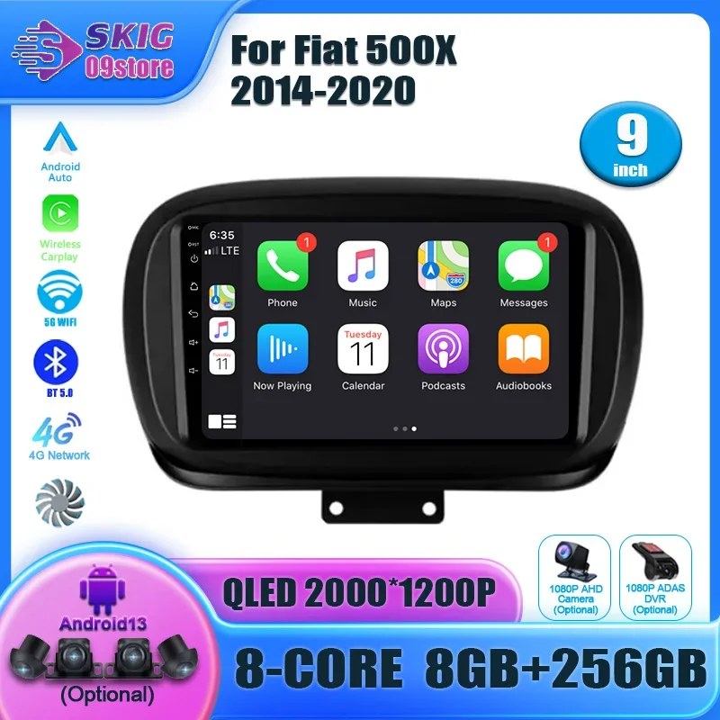Car Radio Carplay Android 13 For Fiat 500X 2014-2020 Multimedia Video Player touch screen Navigation GPS Auto stereo View camera
Car Radio Carplay Android 13 For Fiat 500X 2014-2020 Multimedia Video Player touch screen Navigation GPS Auto stereo View camera