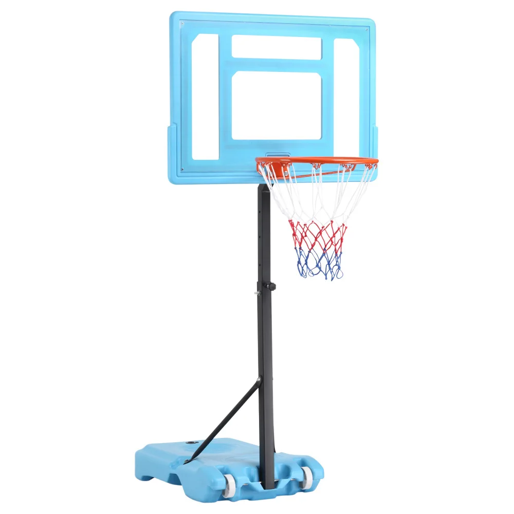 Poolside Basketball Hoop Stand 36.5"-48.5" Height Adjustable Portable Hoop System Clear Backboard Fillable Base Whole Family
Poolside Basketball Hoop Stand 36.5"-48.5" Height Adjustable Portable Hoop System Clear Backboard Fillable Base Whole Family
