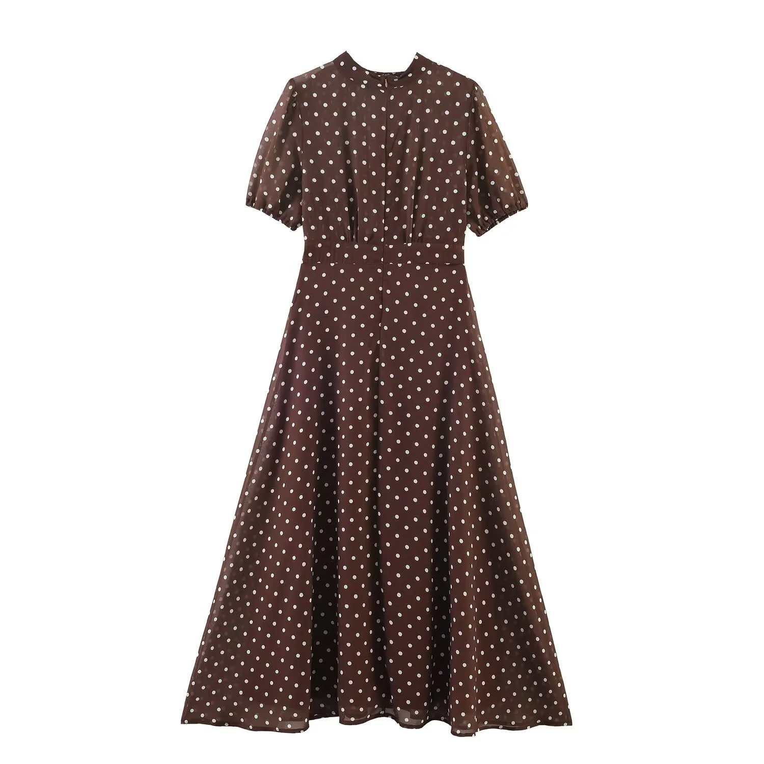 Withered 2026 New Fashionable Temperament Women's Bubble Sleeve Fashionable Simple Polka Dot Dress Party Dresses Vestidos Women
Withered 2026 New Fashionable Temperament Women's Bubble Sleeve Fashionable Simple Polka Dot Dress Party Dresses Vestidos Women