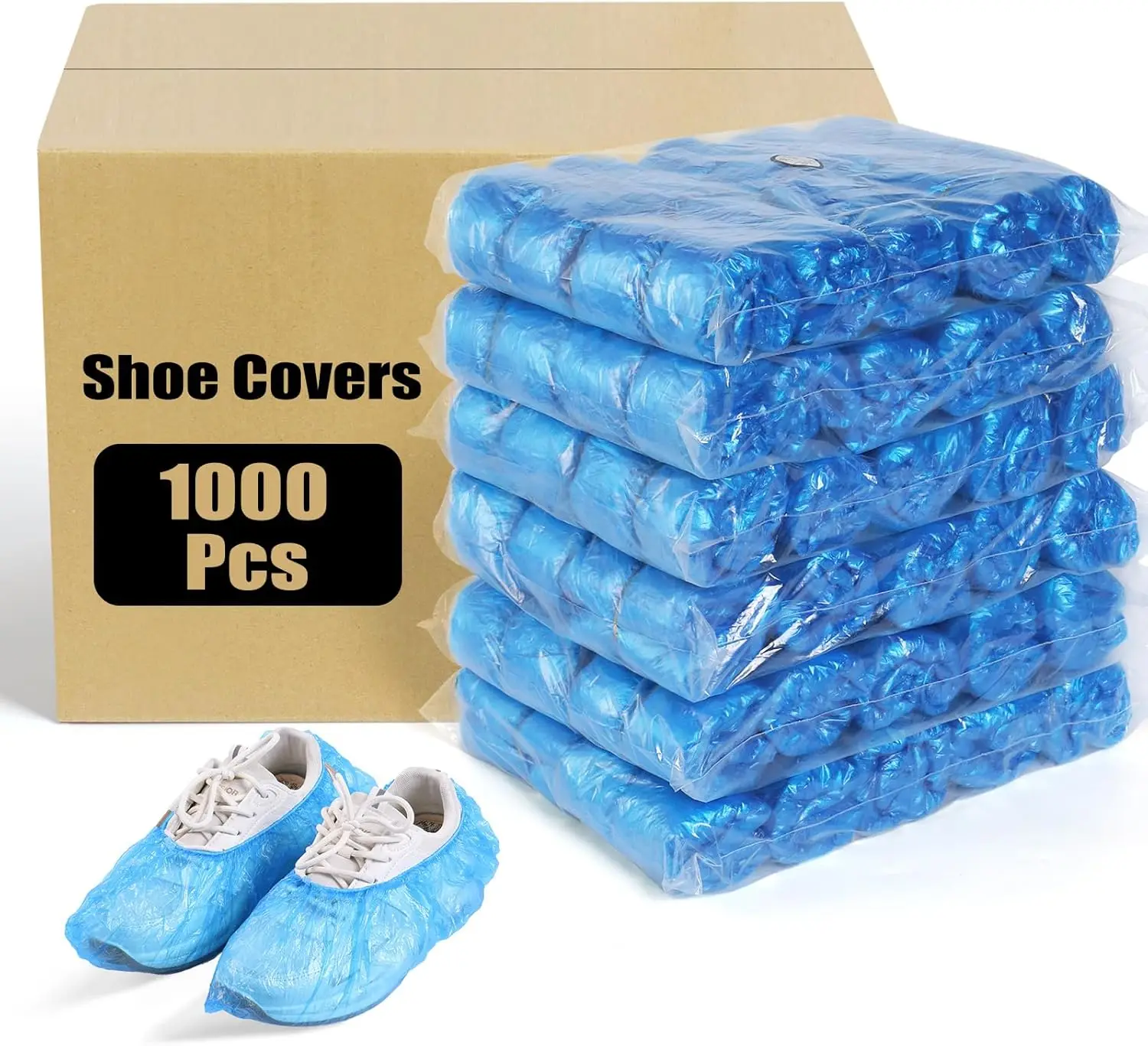 1000 Pack Disposable Non Slip Shoe Covers Adjustable 15.7 Inch Indoor Boot Protection for Home Hospital Office
1000 Pack Disposable Non Slip Shoe Covers Adjustable 15.7 Inch Indoor Boot Protection for Home Hospital Office
