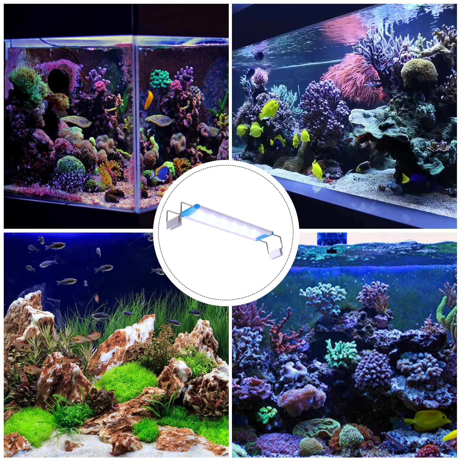 1pc Frame Water Plants Led Fish Tank Aquarium Light Frame Lamp Energy Saving Led Aquarium Lamp Low Power Eu Plug
1pc Frame Water Plants Led Fish Tank Aquarium Light Frame Lamp Energy Saving Led Aquarium Lamp Low Power Eu Plug
