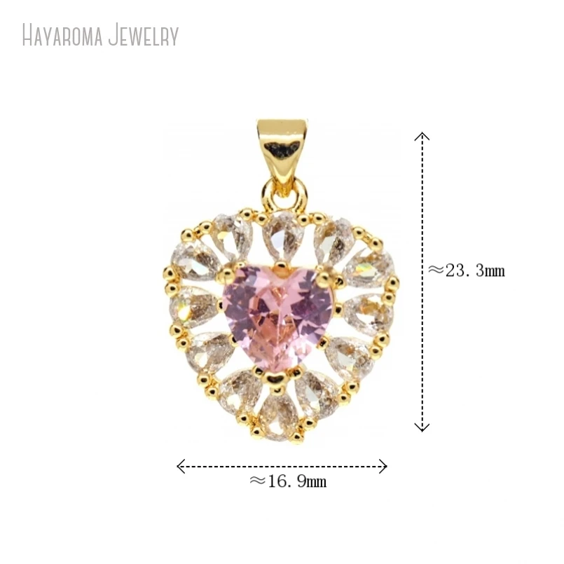 5Pcs Pendant Gold Color Hearts Heart Shape Point Invisible Setting Wholesale Copper Gift For Her Jewelry Charms
5Pcs Pendant Gold Color Hearts Heart Shape Point Invisible Setting Wholesale Copper Gift For Her Jewelry Charms