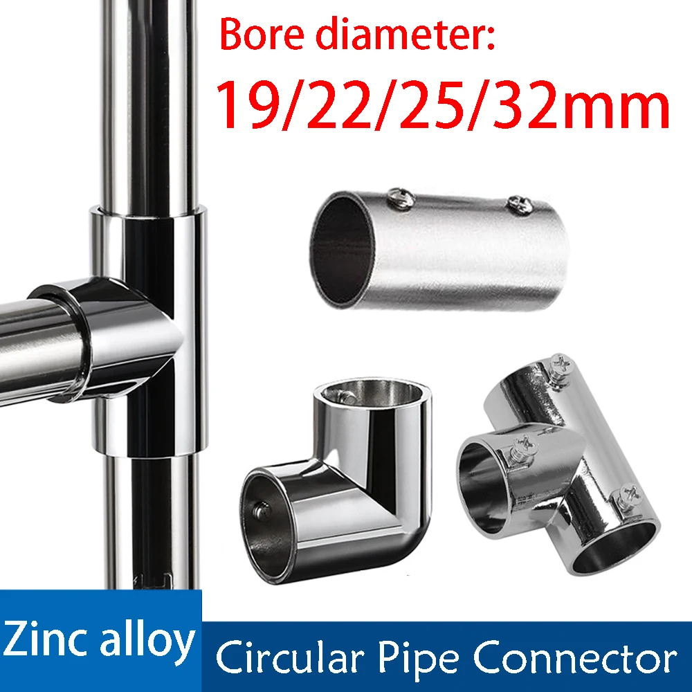 1-10Pcs Tee Straight Elbow Pipe Connector Stainless Steel 2/3 Way Pipe Fittings 19/22/25/32mm Tube Joint Furniture Hardware
1-10Pcs Tee Straight Elbow Pipe Connector Stainless Steel 2/3 Way Pipe Fittings 19/22/25/32mm Tube Joint Furniture Hardware