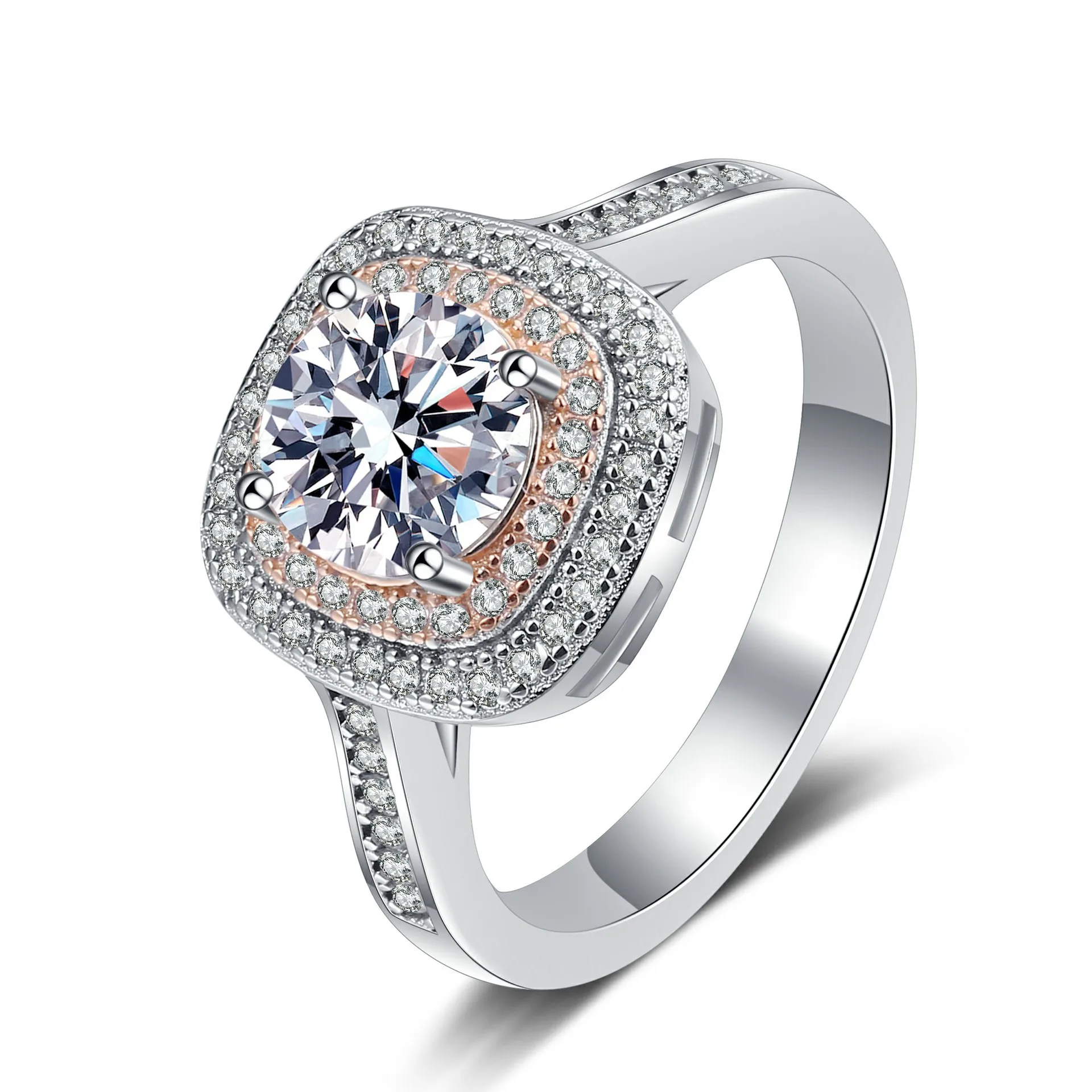 Classic Timeless Two-Tone Rose Red Ring 1ct Women Moissanite PT950 Platinum Versatile for All, Suitable for Commute & Casual
Classic Timeless Two-Tone Rose Red Ring 1ct Women Moissanite PT950 Platinum Versatile for All, Suitable for Commute & Casual