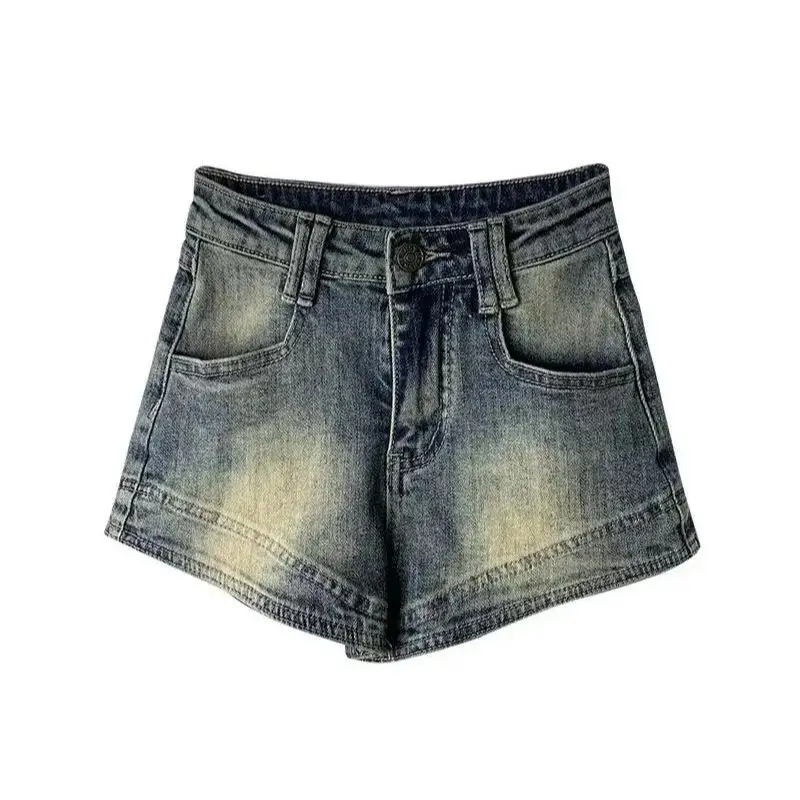 Women Blue Denim Shorts High Waist Wide Mini Cowboy Shorts Harajuku Y2k Vintage Korean Oversize Jeans Short Pants Clothes Summer
Women Blue Denim Shorts High Waist Wide Mini Cowboy Shorts Harajuku Y2k Vintage Korean Oversize Jeans Short Pants Clothes Summer