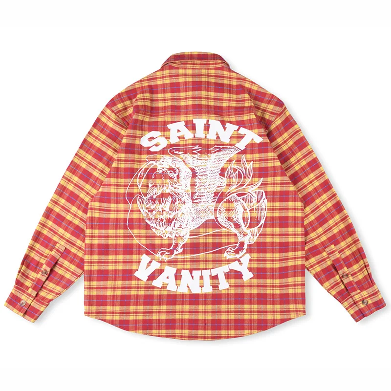 High Quality SAINT Letter Printing Casual Shirts Men Women Tops Tees Shirt Men's Clothing Women's Clothes
High Quality SAINT Letter Printing Casual Shirts Men Women Tops Tees Shirt Men's Clothing Women's Clothes